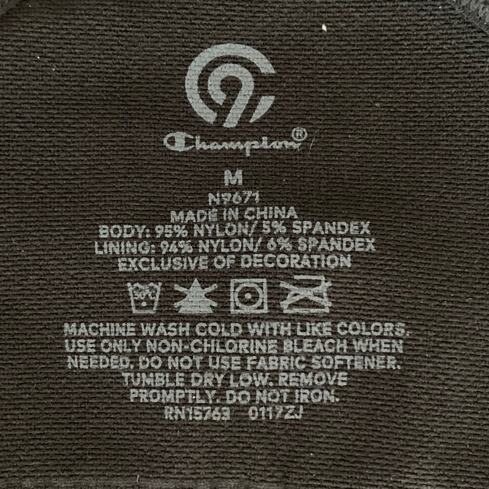 Champion Sport Bra - Black - Medium - Picture 4 of 4
